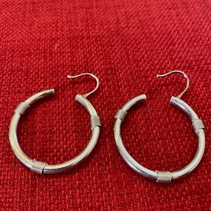 Indian silver earrings
